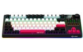 LORGAR KBP70 TKL vezeték nélküli billentyűzet, RGB világítás, angol kiosztás, fekete, USB, világítós, mechanikus, vezetékes, RGB