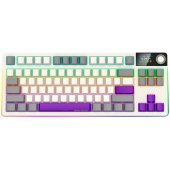 LORGAR KBP70 TKL vezeték nélküli billentyűzet, RGB világítás, angol kiosztás, bézs, USB, világítós, mechanikus, vezetékes, RGB