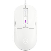 LORGAR MSA10 Vezetékes Gamer Egér - Fehér, vezetékes, világítós, gamer