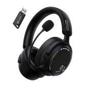 Onikuma GT886 3-Mode vezeték nélküli gamer headset, fekete, mikrofonos, gamer, USB