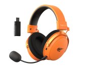 Havit H2015 Pro Five-Mode Vezeték Nélküli Gamer Headset - Narancssárga, mikrofonos, gamer