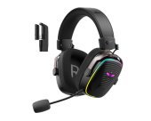 Havit Huaxu X4 Tri-Mode Vezeték Nélküli Gamer Headset, sztereó, mikrofonos, gamer, USB, jack