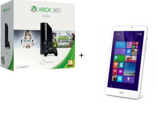 Acer Iconia W1-810 Tab 8W Tablet + Microsoft Xbox 360 500GB játékkonzol csomag
