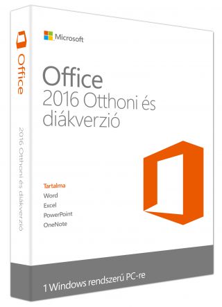 Microsoft Office 2016 Otthoni és diák verzió